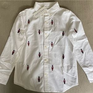 Brand new nutcracker shirt with tags- Janie and Jack